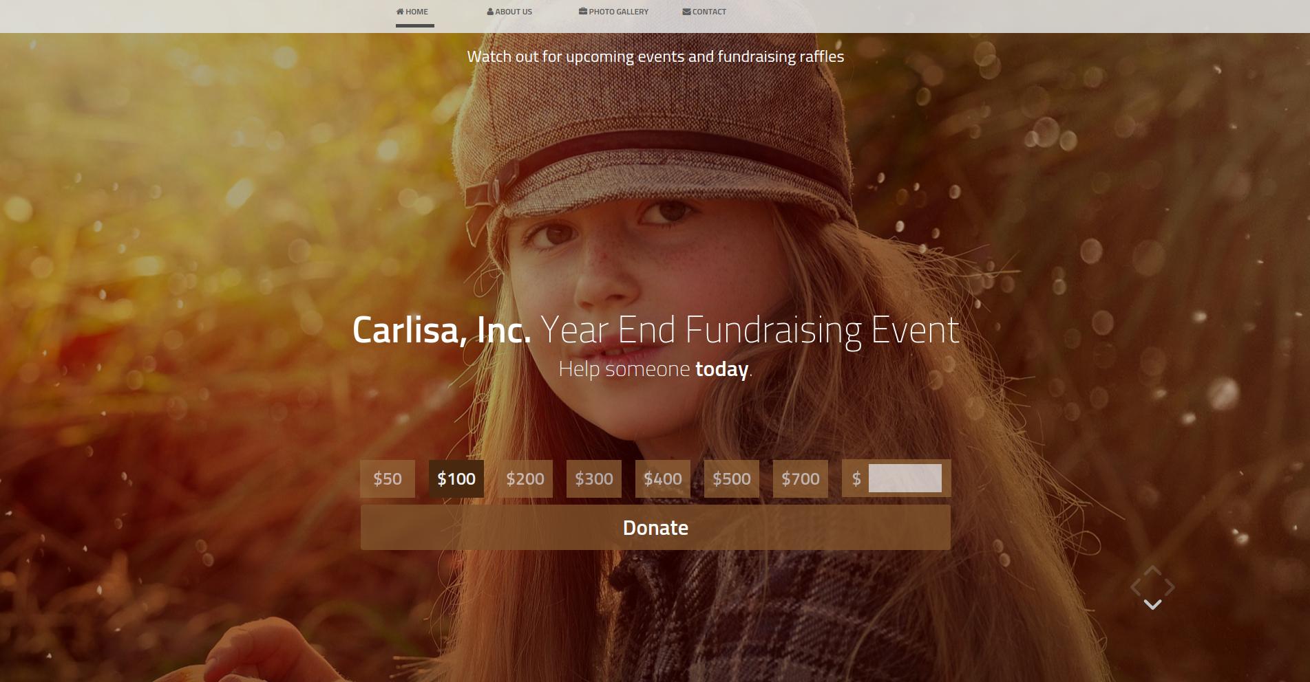 Carlisa's Fundraising Events