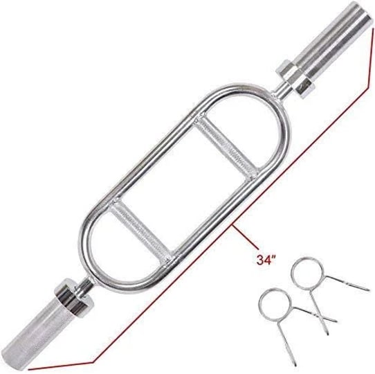 fitness-maniac-usa-34-inch-triceps-bar-barbell-olympic-chrome-tricep-hammer-curl-gym-weight-home-wei-1