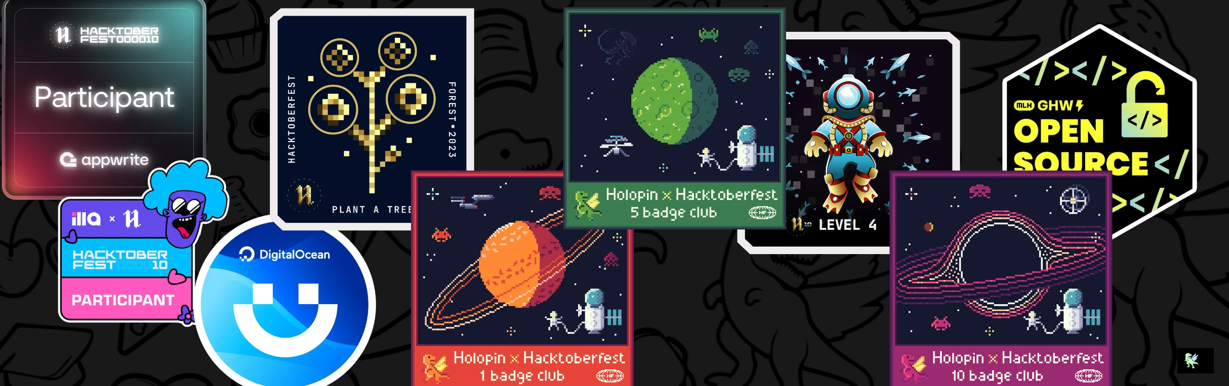 An image of @pranavdeshmukh's Holopin badges, which is a link to view their full Holopin profile