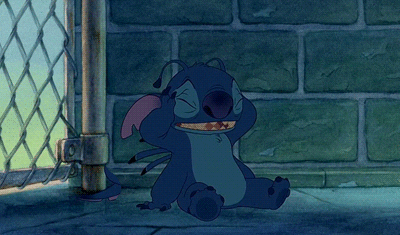 stitch fed up