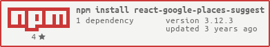 react-google-places-suggest