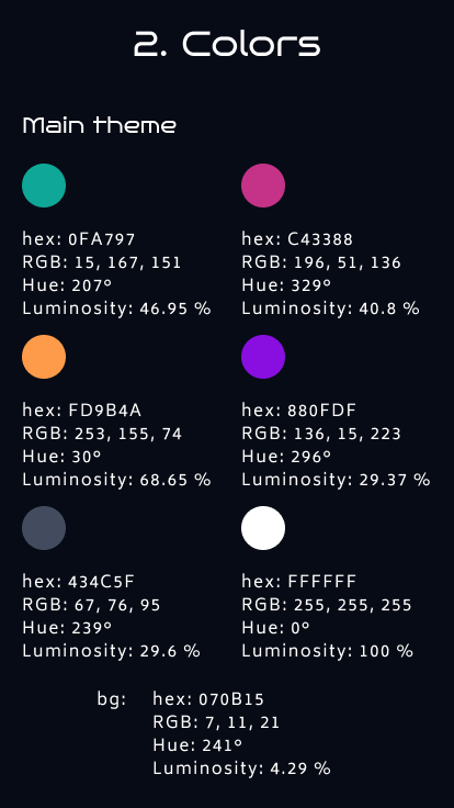 graphic charter colors