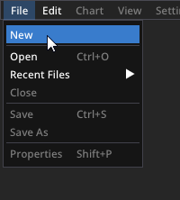 File > New
