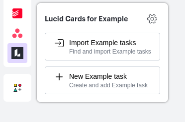 Example Card Integration