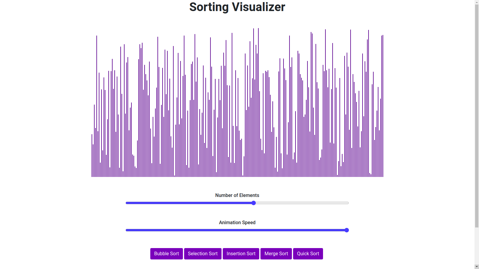 Sorting Visualizer