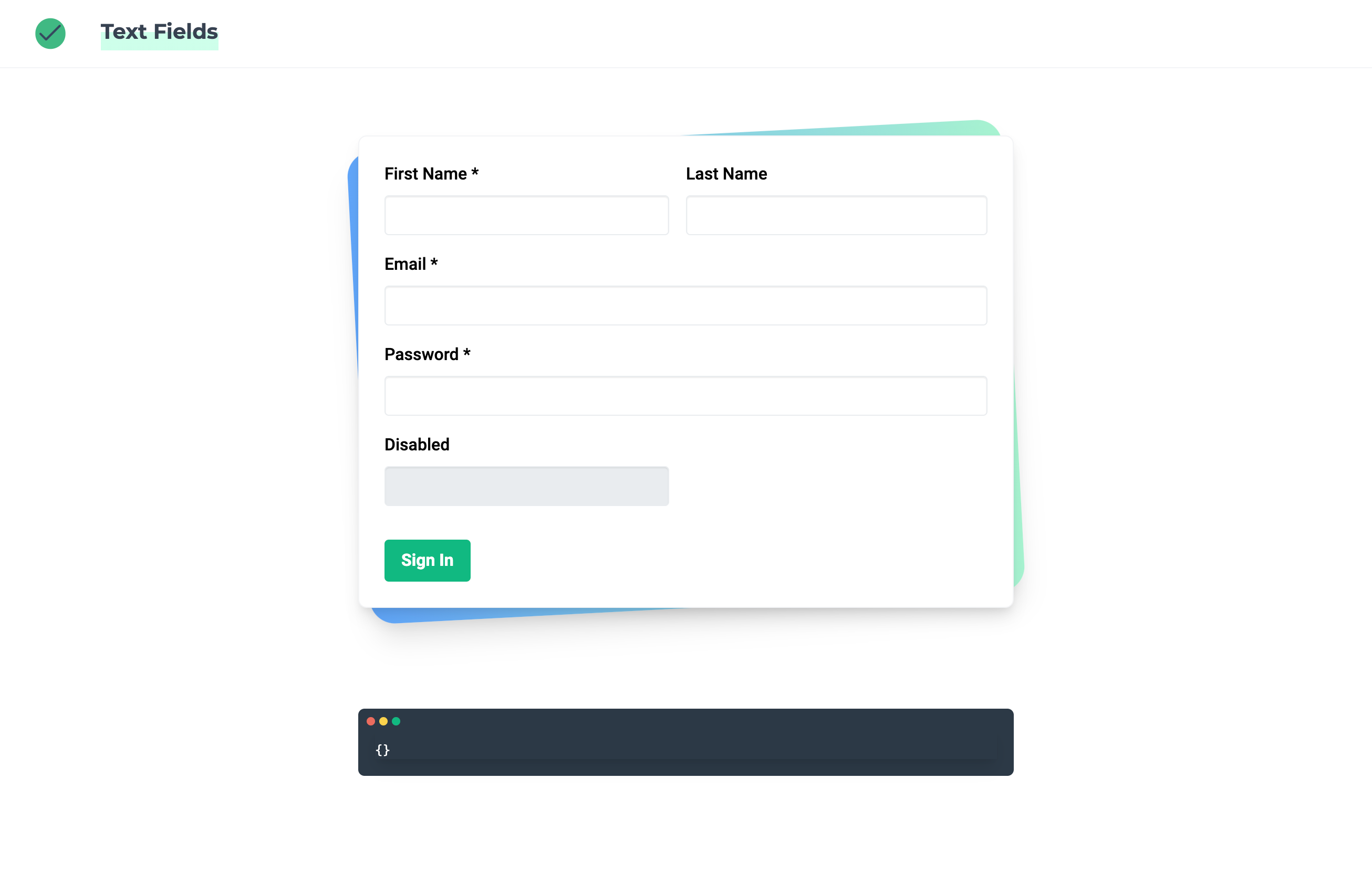 Vue Dynamic Forms Demo