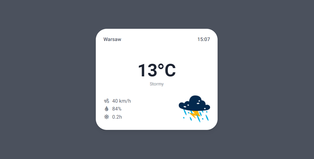 Bootstrap 5 Weather