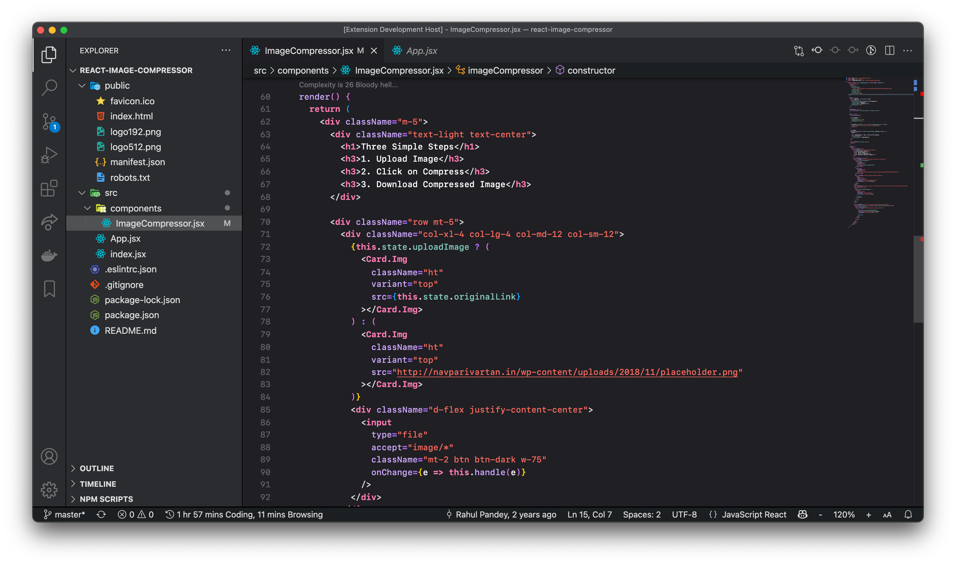 Xcode Default (Dark) Screenshot