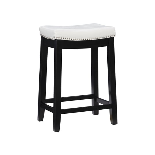 linon-claridge-backless-counter-stool-white-dark-brown-1