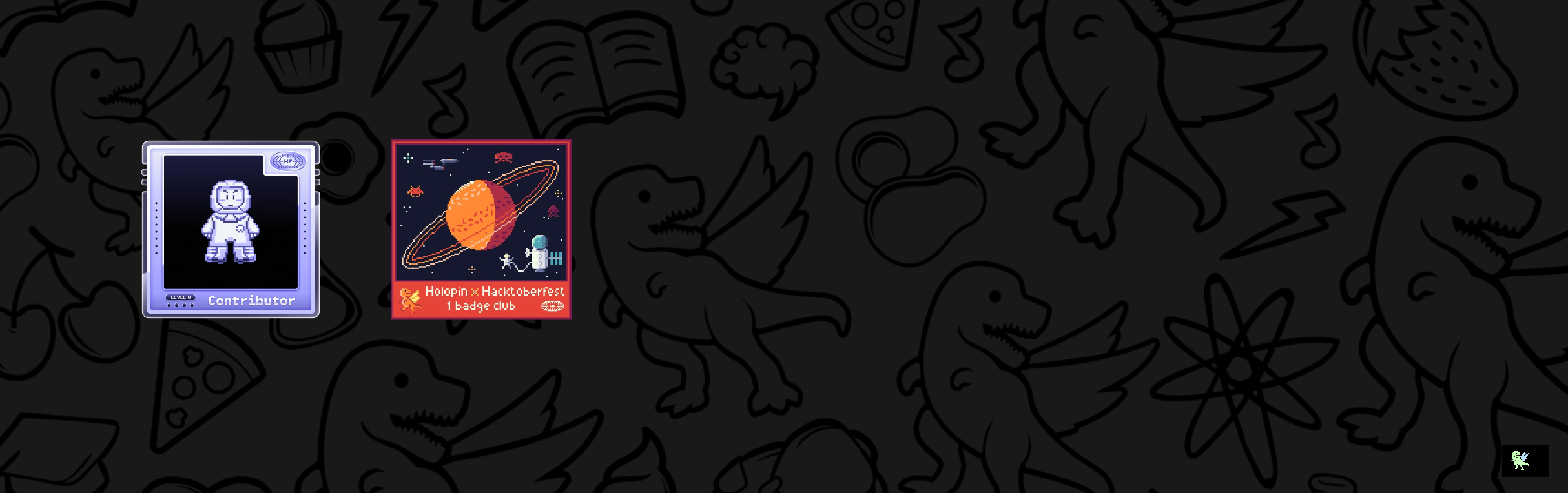 An image of @shretadas's Holopin badges, which is a link to view their full Holopin profile