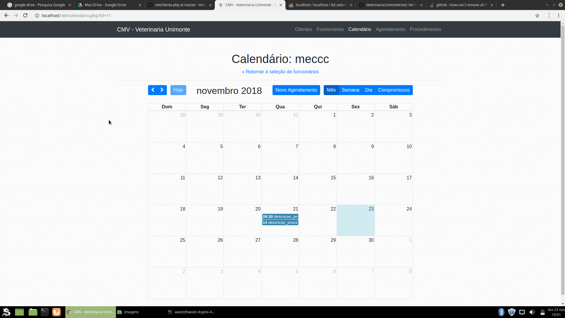 Calendário