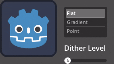 GIF of flat dithering