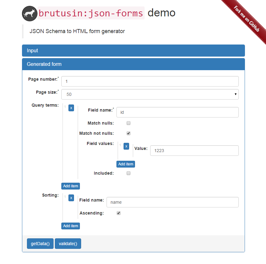 jsonforms submit button