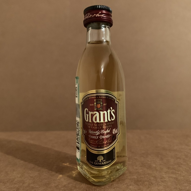 "Grant's" Family Reserve, 0.05l