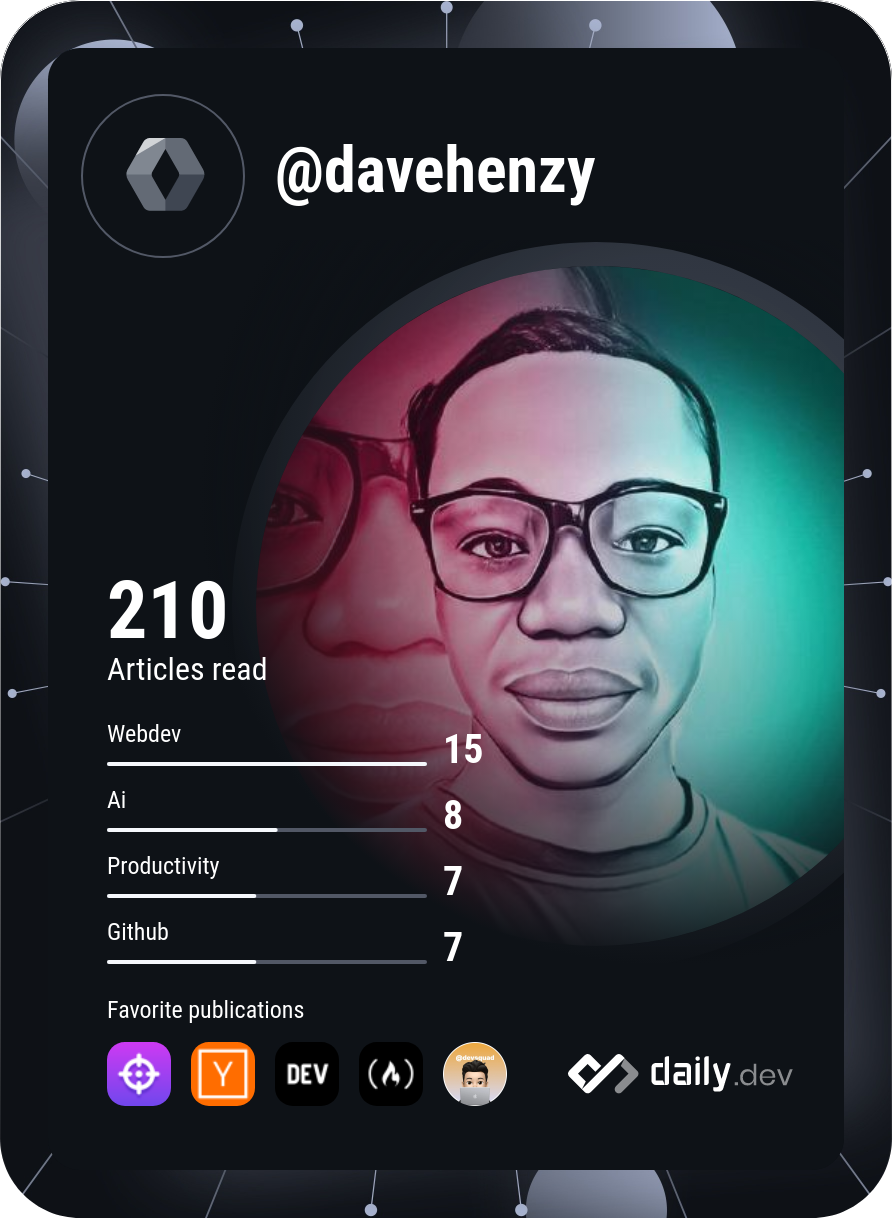 David Henry's Dev Card