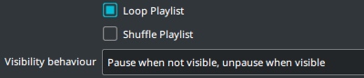 Loop Playlist=Enabled