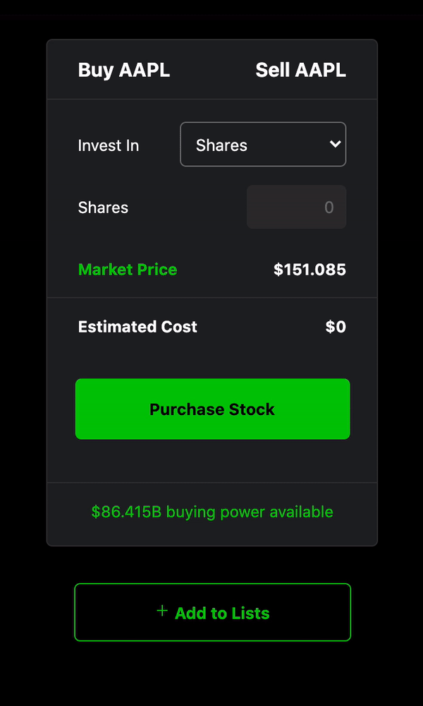 GIF of buying/selling holdings