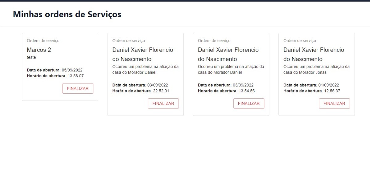 Dashboard - Visão Colaborador