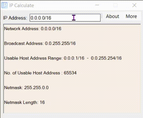 ip calculate