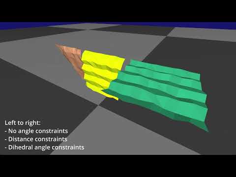 Soft Body Bend Constraints Demo