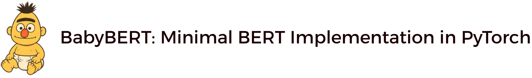 BabyBERT logo