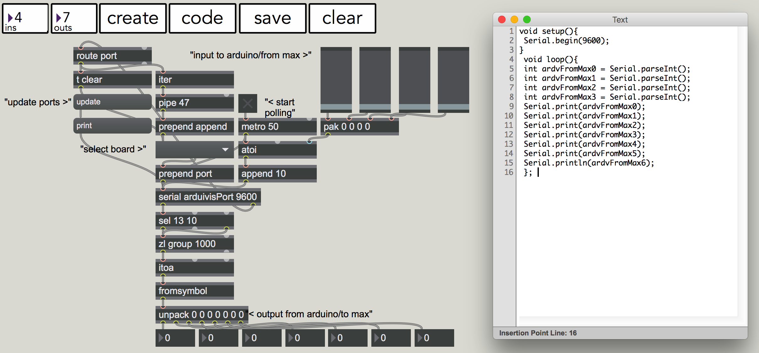 arduivis-codegen-export