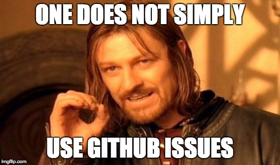 NO GITHUB ISSUES