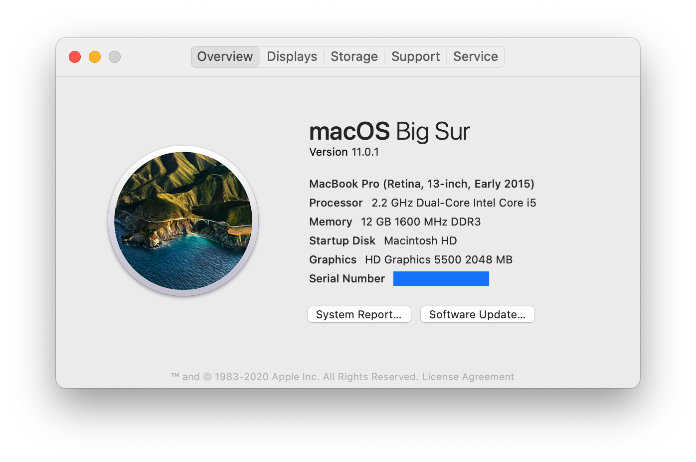 About Mac Big Sur