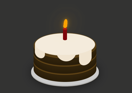 GitHub - henryleeworld/css-chocolate-birthday-cake-with-a-lit-candle ...