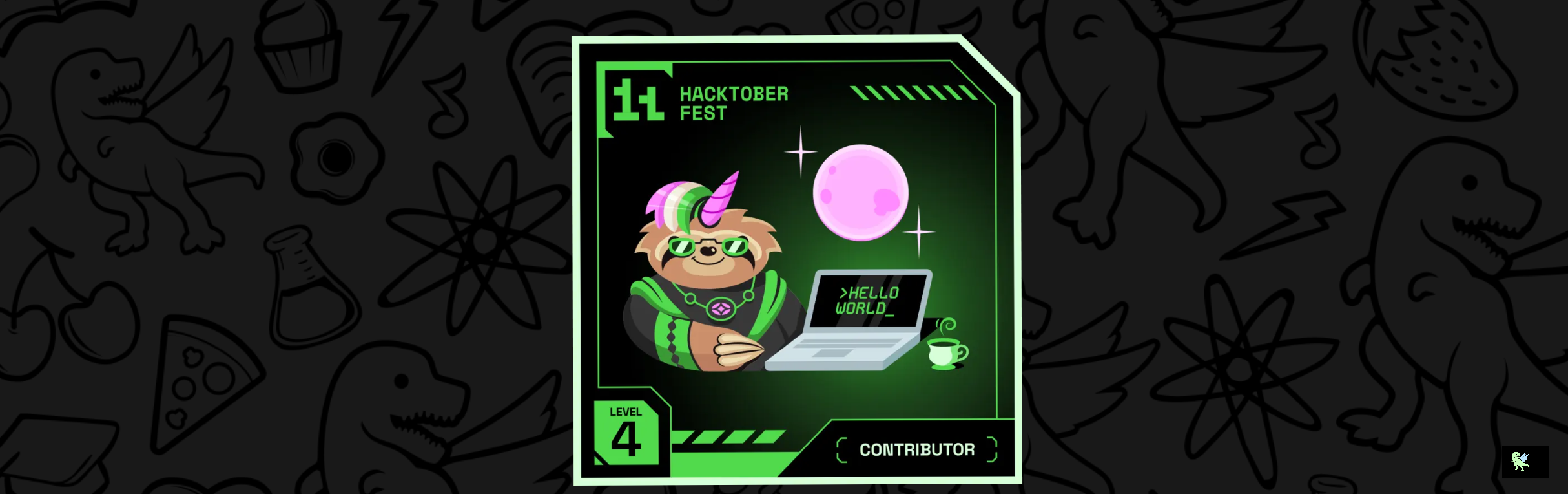 An image of @izhaanraza's Holopin badges, which is a link to view their full Holopin profile