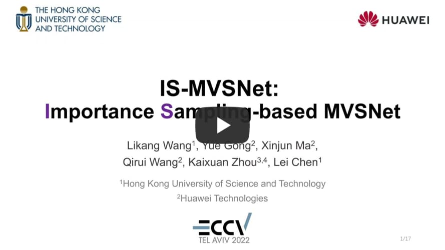 IS-MVSNet: Importance Sampling-Based MVSNet