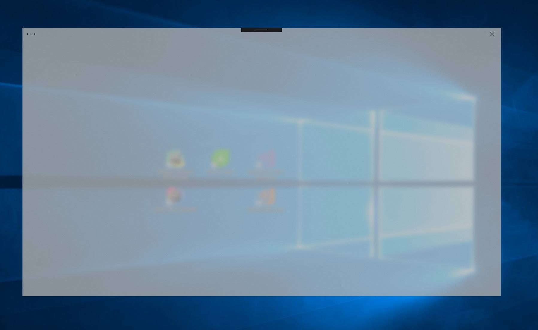 Example image; empty window with transparent bg