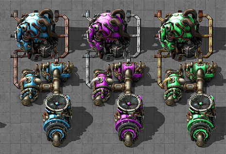 Progression mapped Nuclear power structures