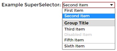 Example Super Selector