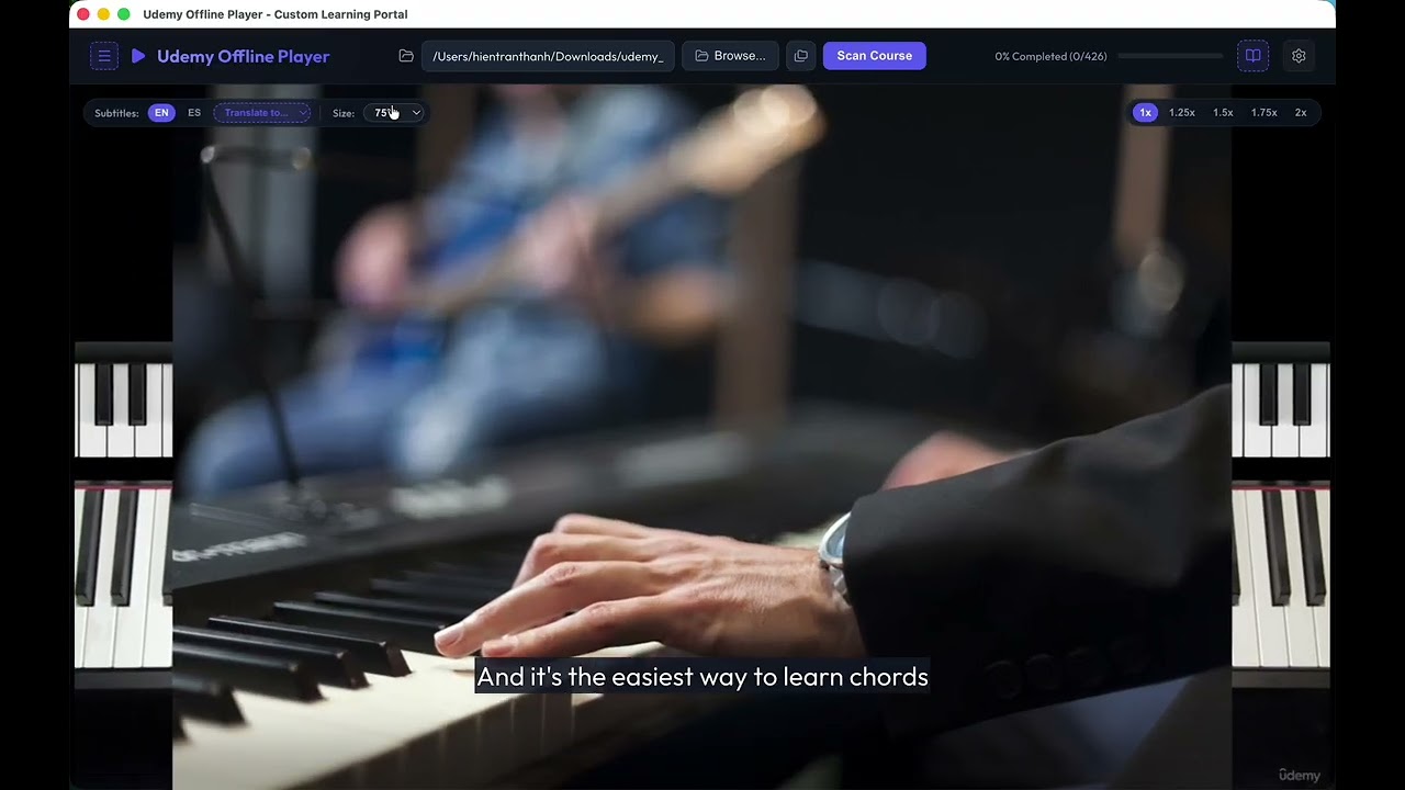 Udemy Offline Player — Video Guide