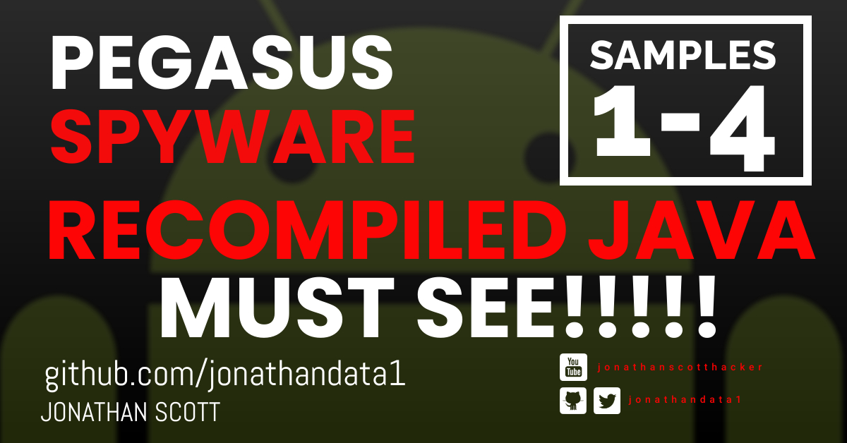 PEGASUS SPYWARE JAVA RECOMPILED