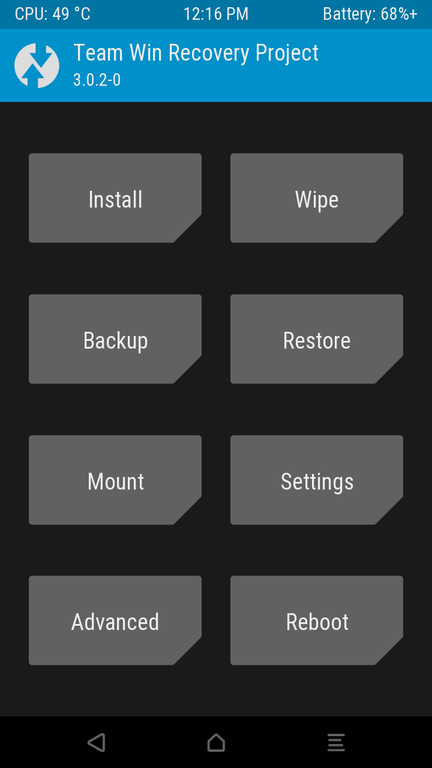 TWRP Recovery 3.0.2-0