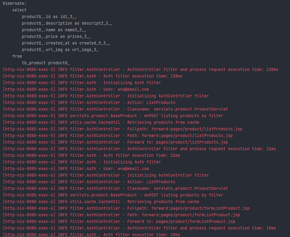 Logging with slf4j