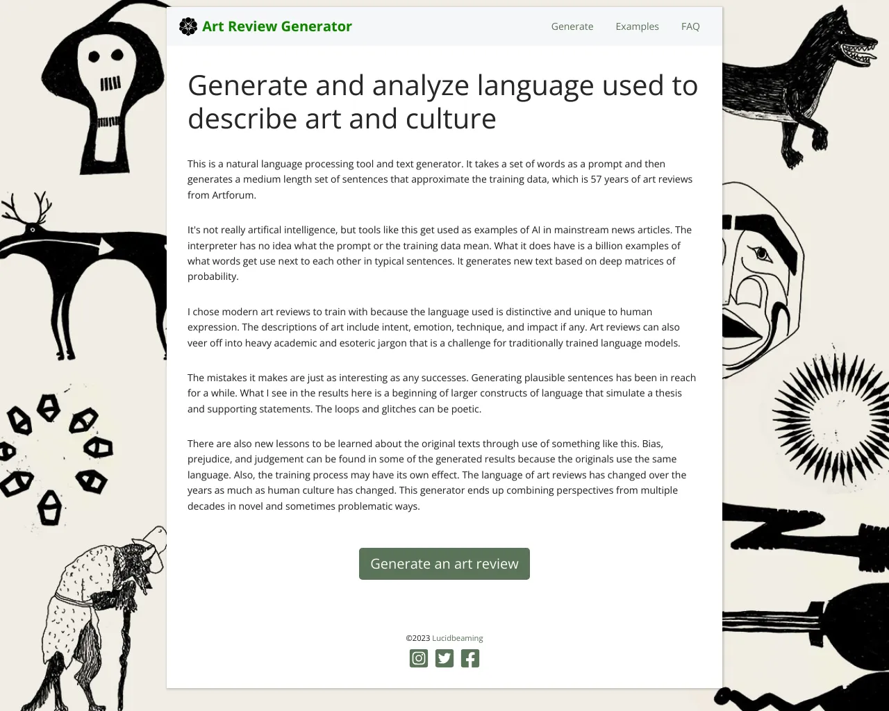 Artreviewgenerator