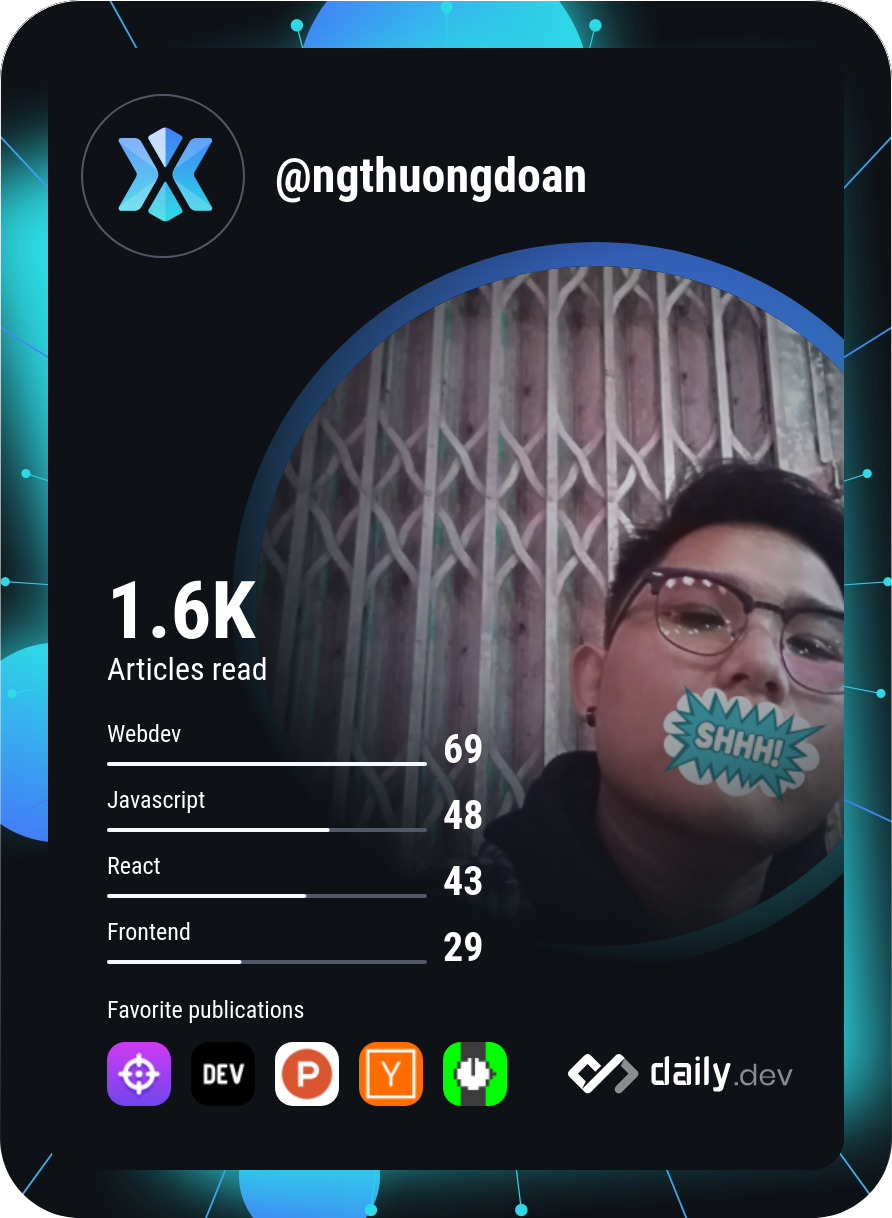 Doan Ngoc Thuong's Dev Card