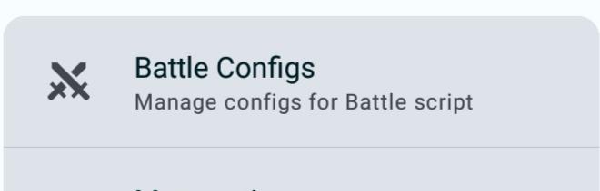 Battle Configs image