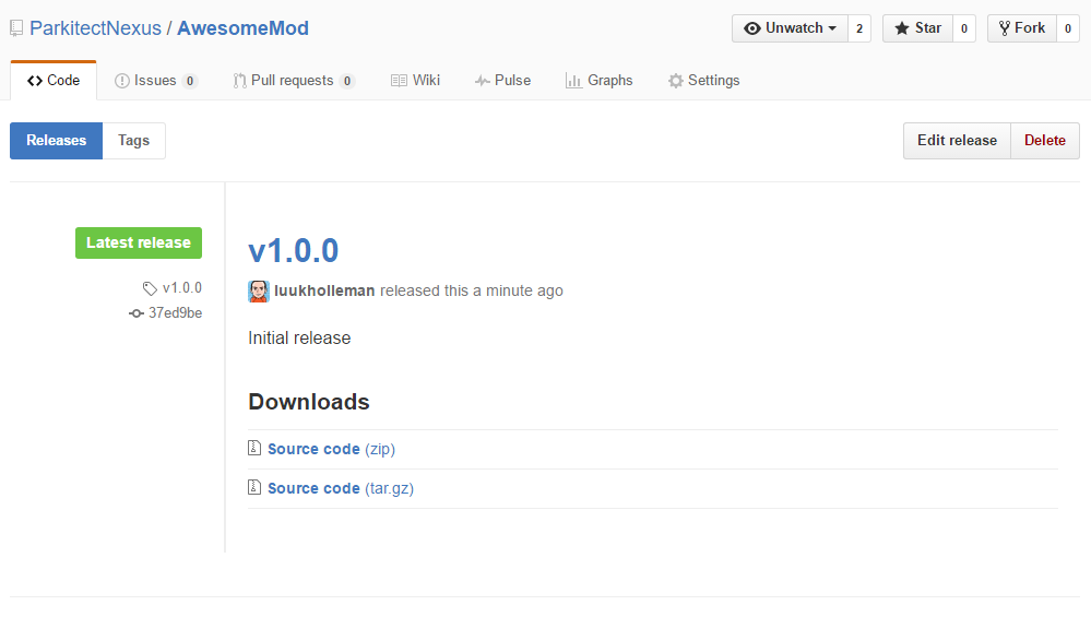 release created