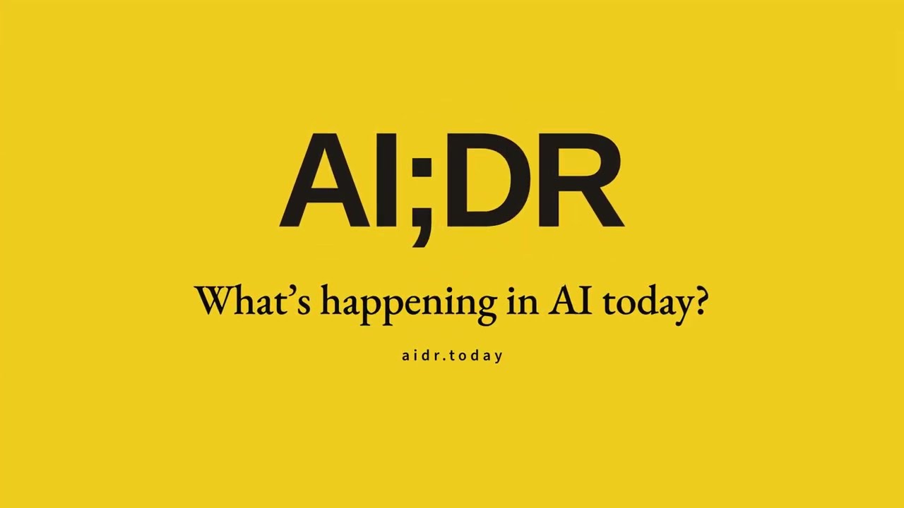 Watch the AI;DR introduction video