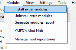 install extra modules