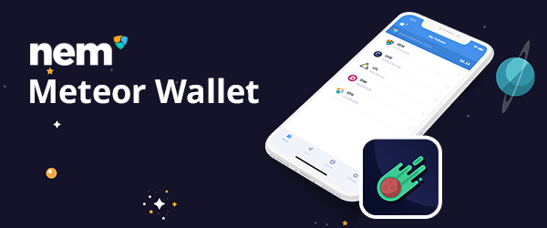 NEM Meteor Wallet Promo Image