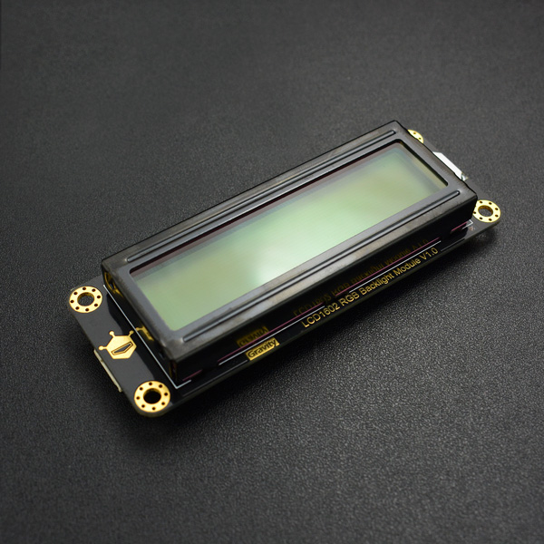 Gravity: I2C LCD1602 RGB 彩色背光液晶屏