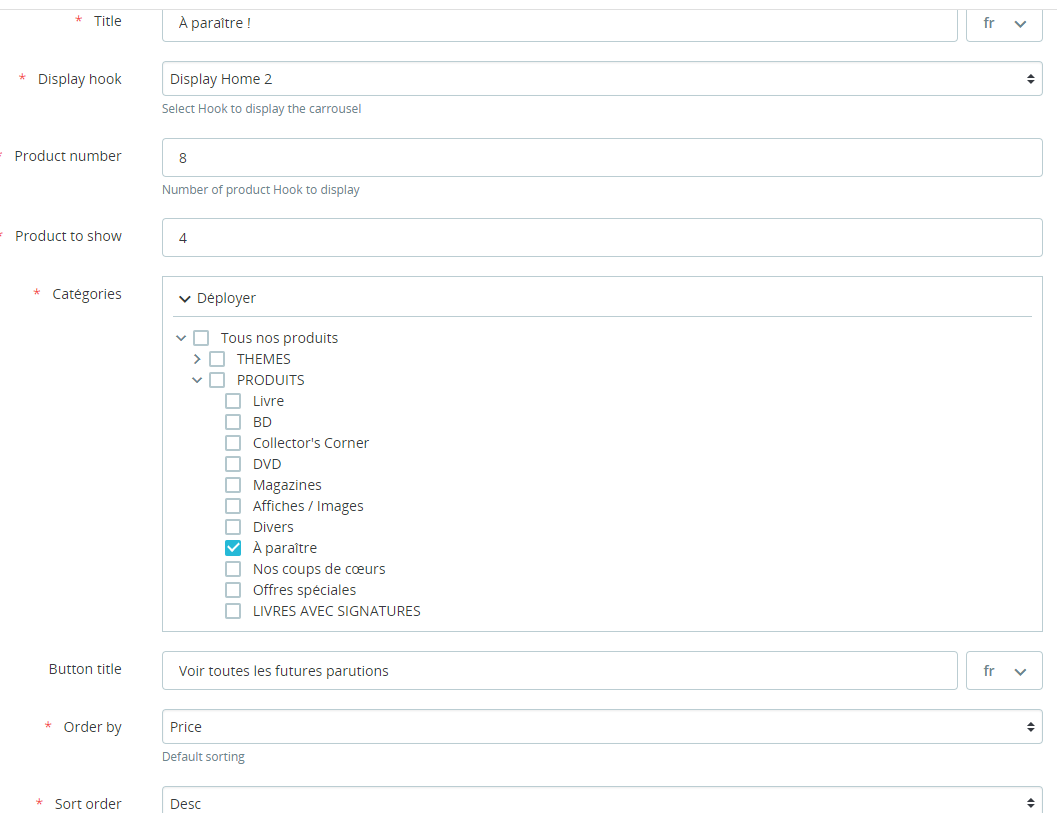 Config module