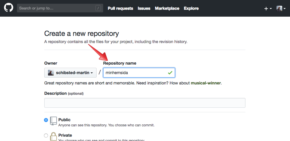 Create repository (2)