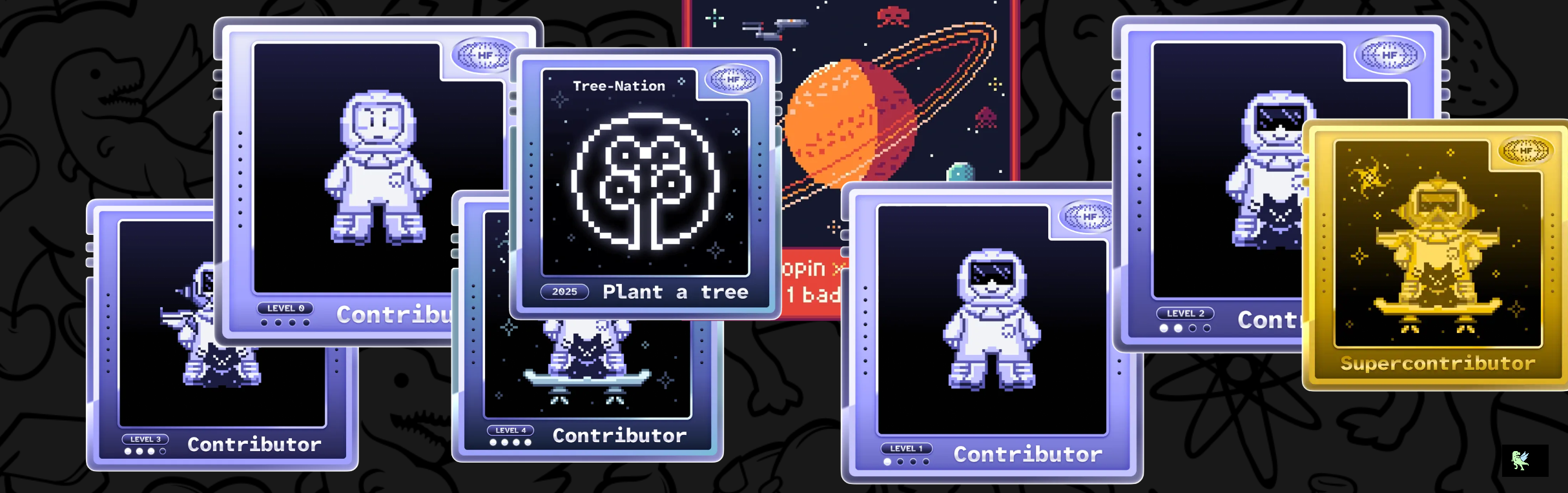 An image of @kaveeshakavindi's Holopin badges, which is a link to view their full Holopin profile