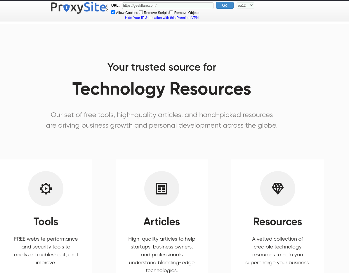 ProxySite Interface